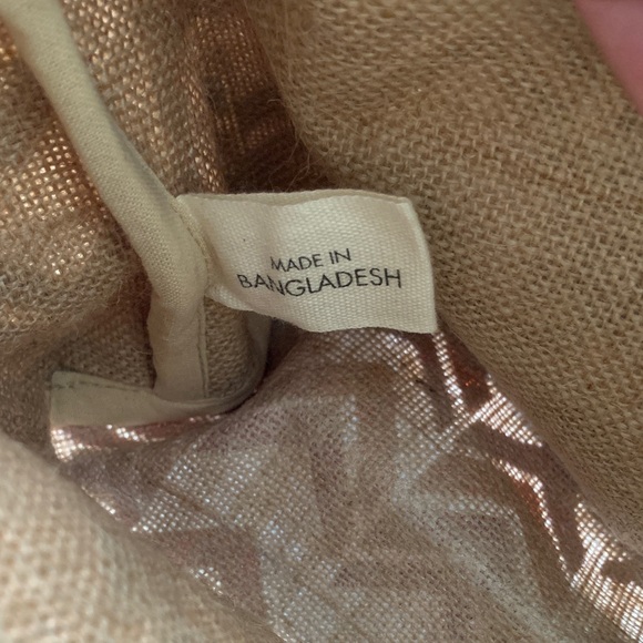 Neiman Marcus Pink and Tan Chevron Cosmetic Bag - Picture 6 of 10